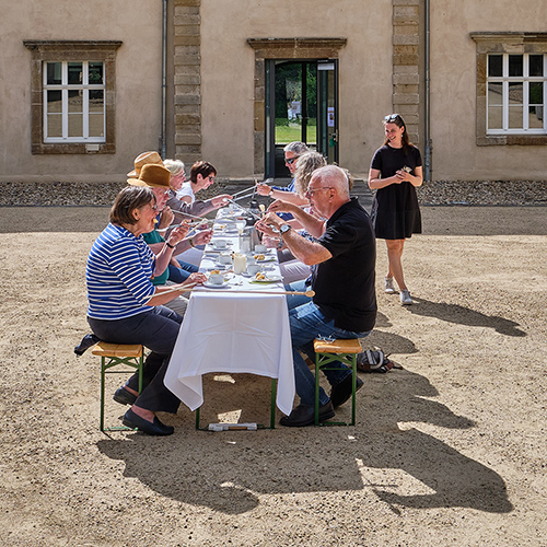 Workshop mit Probeessen