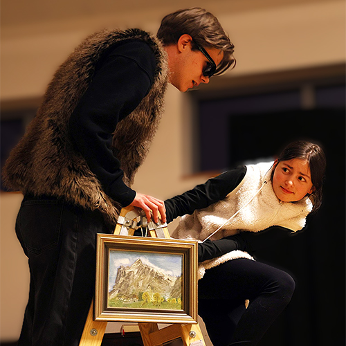 Szene aus Kindertheater „Das letzte Schaf“