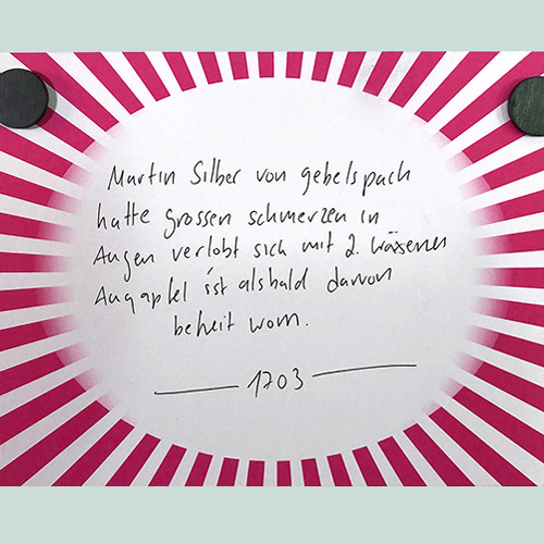 Beispiel Mirakel Dokumentation 1703